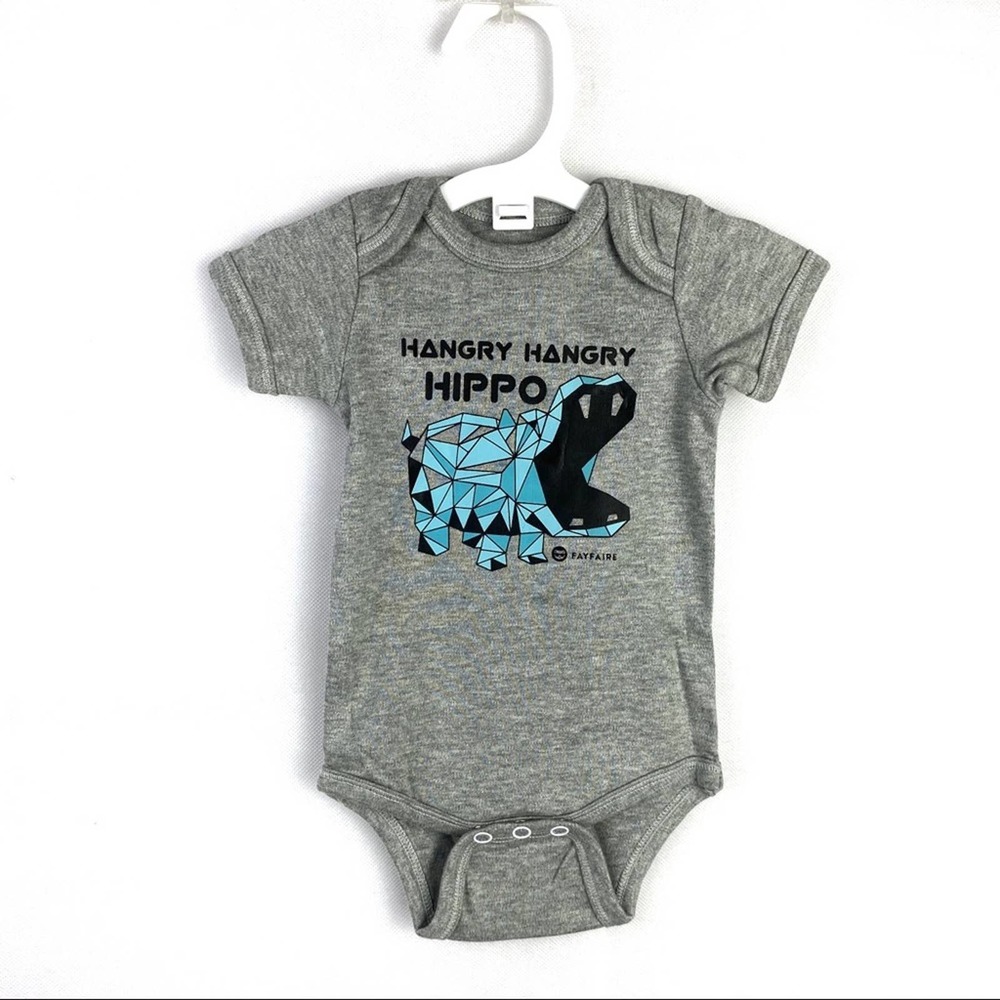 Fayfaire | NWT Unisex Hangry Hippo Onesie